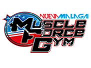 logo muscle force gym